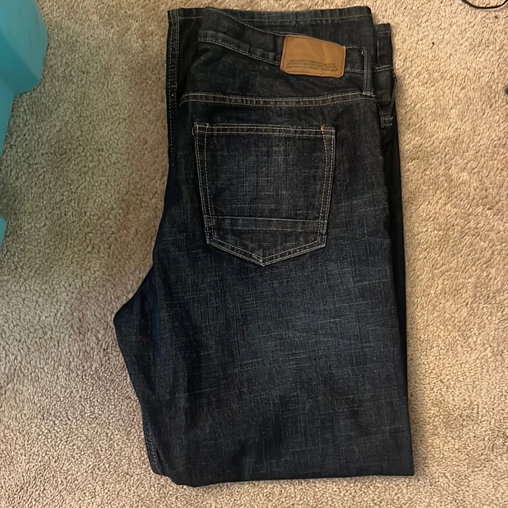34x30 old navy dark jeans